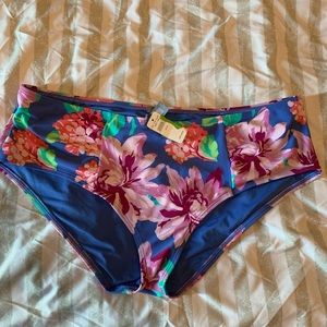 Aerie American Eagle NWT MidRise Swim Bottom XL